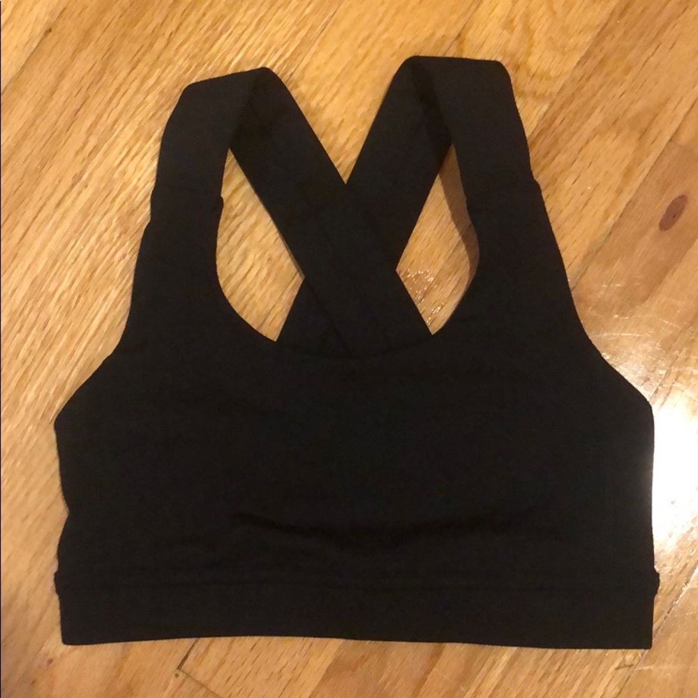 Lululemon Black Unpadded Sports Bra